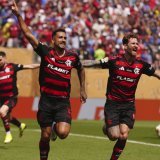 Les Brésiliens de Flamengo ont renversé les Blues à Philadelphie. KEYSTONE/AP/Derik Hamilton